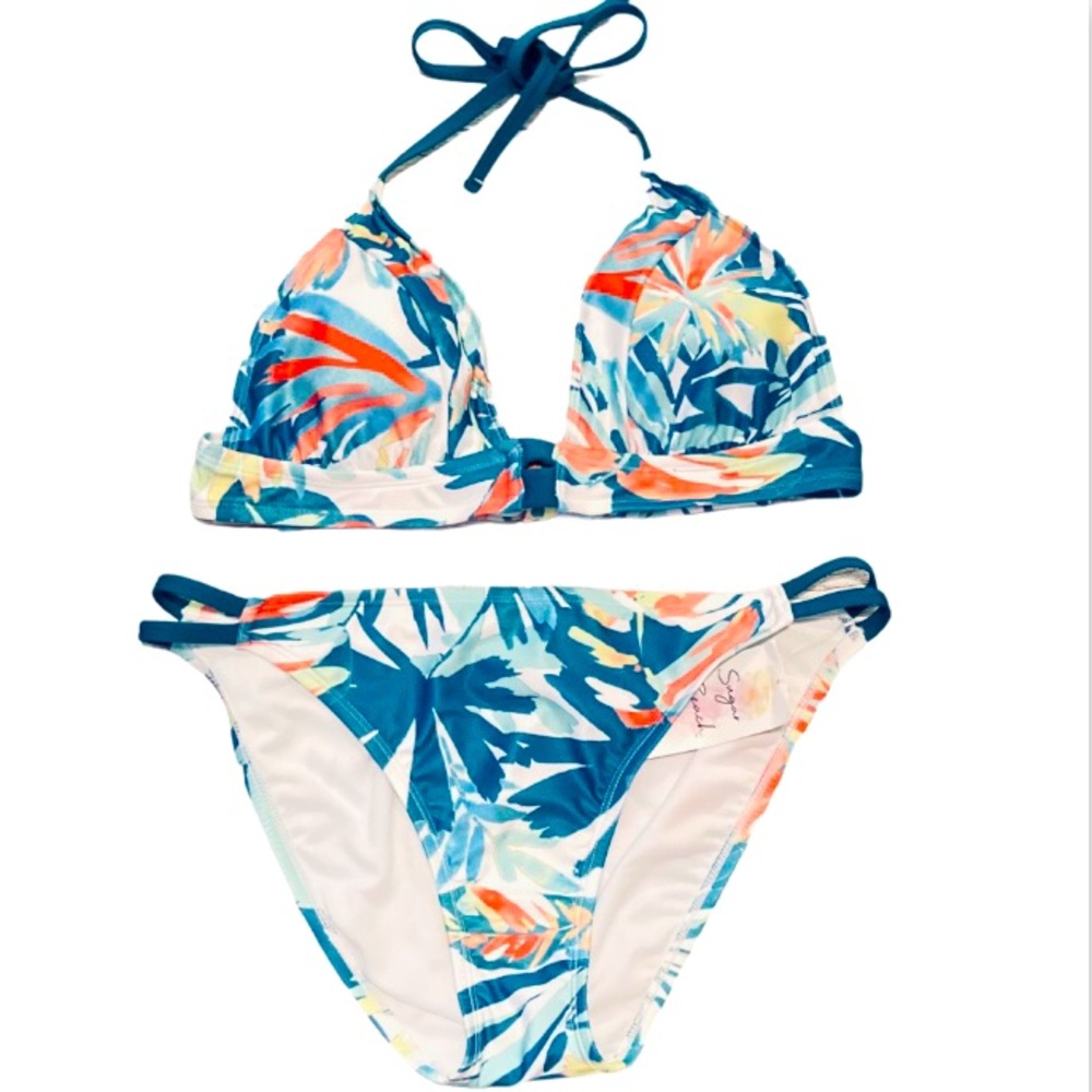 Sugar Beach Tropical Bikini Swimsuit Set